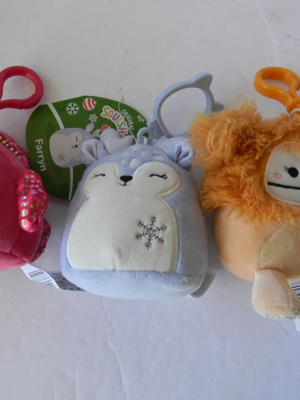 SQUISHMALLOW MINI FIGURES & 3 KEYCHAINS LOT SET BUNDLE OF 13 TOTAL